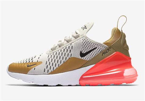 nike air max 270 gold anderen flight gold light bone|famous footwear air max 270.